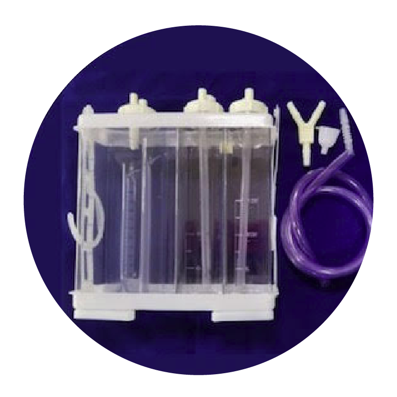 Sistema de drenaje torácico 3 CÁMARAS SHEGAL